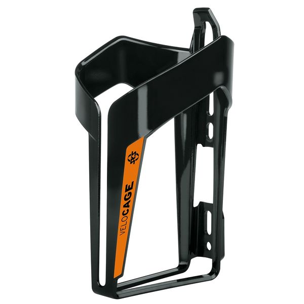 SKS Bottle Cage for Bikes Lightweight 40g VELOCAGE Glossy Black and Orange