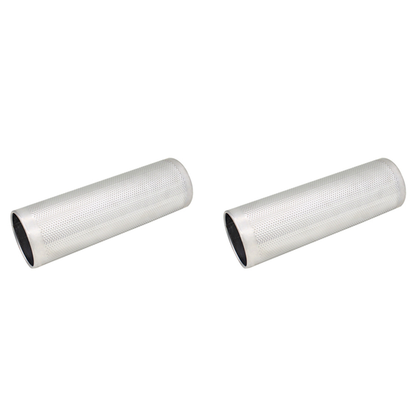 Large Stainless Steel Guiro With Scraper 10Inch X3 Inch Open Ends