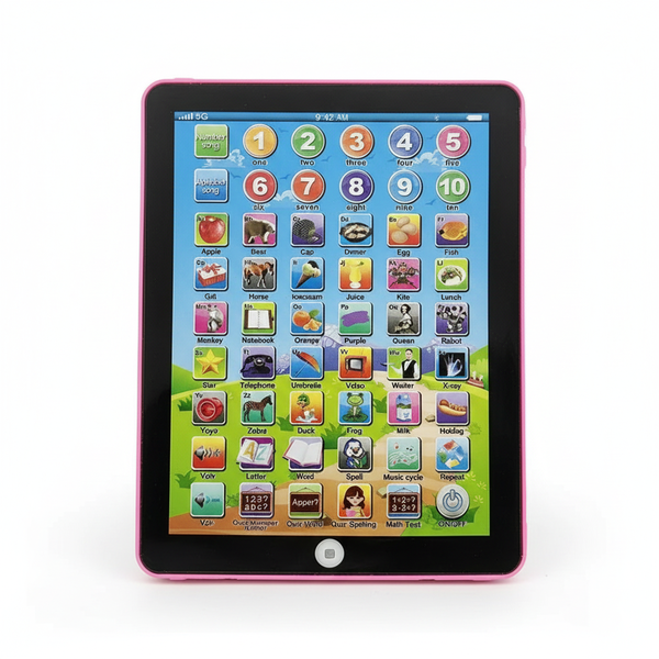Pink Kids' Tablet - Fun, Safe, and Educational for Young Learners