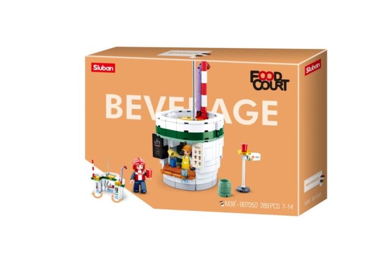 Sluban Foodcourt Beverage House 289pcs