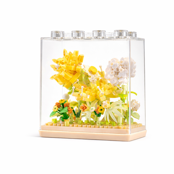 318 Piece - Flower Building Blocks - Multicolor
