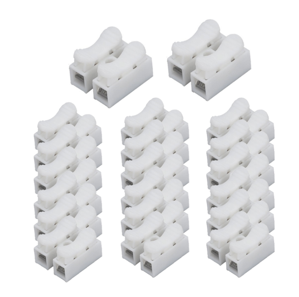 2-Core Manganese Steel Cable Connectors -20 Pieces