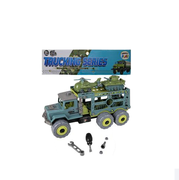 DIY Vehicle Tools Truck with Helicopter 41cm