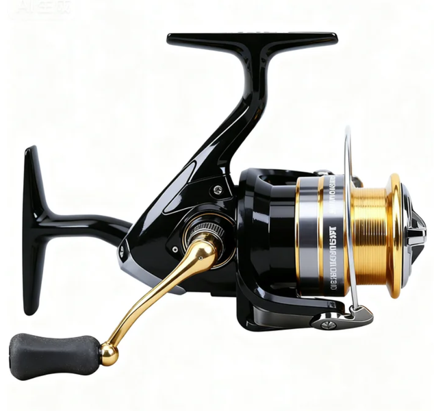 Long-Casting Spinning Reel With Metal Spool For Lure Fishing