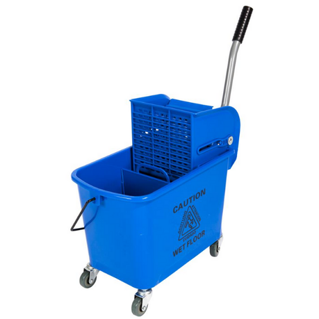 20L Mini Mop Wringer Wringer with Bucket Floor Cleaning Trolley