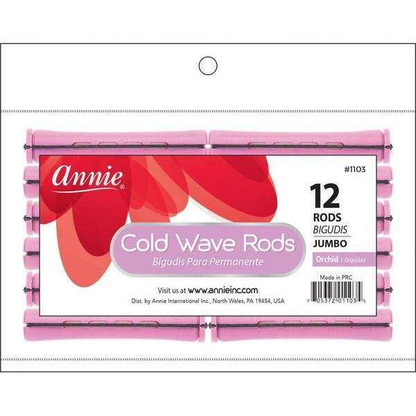 Annie Cold Wave Rod Jb 12Ct Orchid - 4 Pack