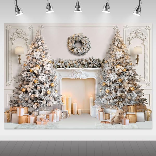 Christmas Interior Room Photography Christmas Photo Background (7x5ft)