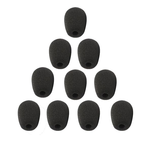 10 Pcs Lapel Mic Covers for Variety of Headset Microphone