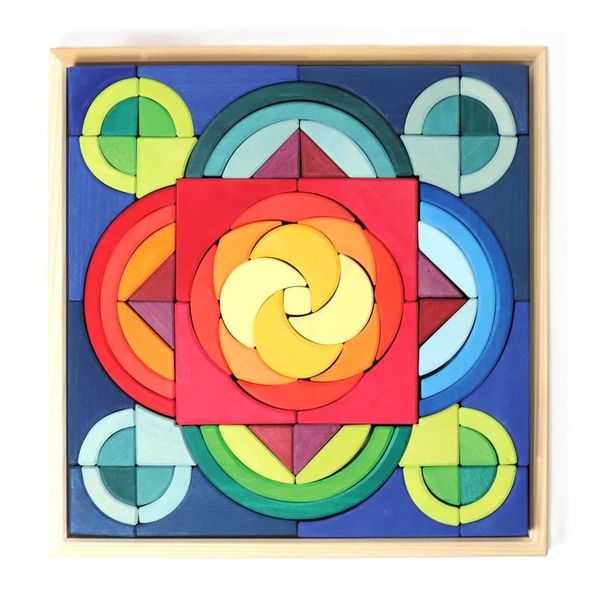 Grimm's Building Set Arcs in Squares