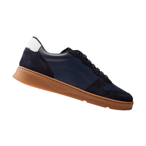 Decathlon Men's Leather Walking Shoes - Walk Protect - Navy Blue