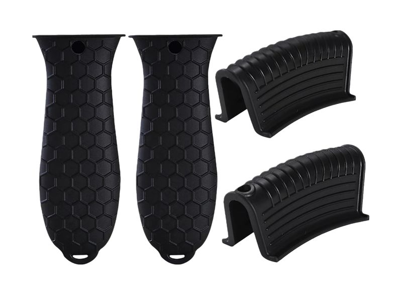 Kingdushi Set of 4 Pot handle Pot Clamp &amp; Sheath Handle Kit