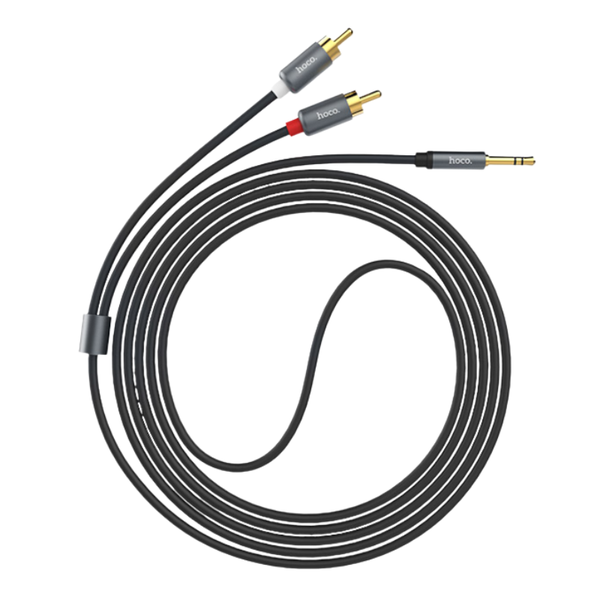 Hoco Cable dual RCA to 3.5mm “UPA10” audio plated plugs