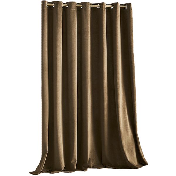 Velvet -Brown - Lined - Eyelet image
