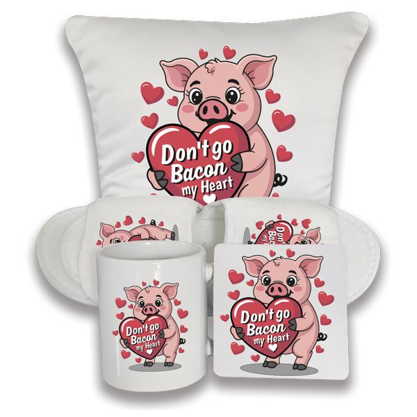 Valentine/Anniversary Gift His/Her - Don't Go Bacon My Heart