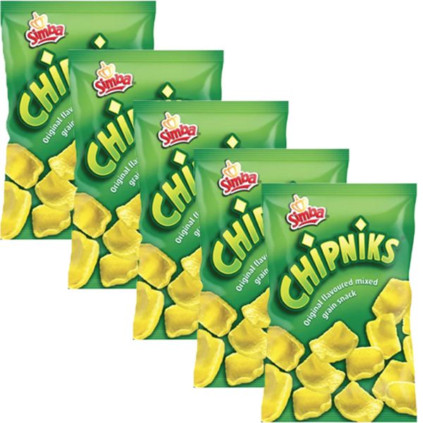 Simba Chipniks Snack - 5 x 100g