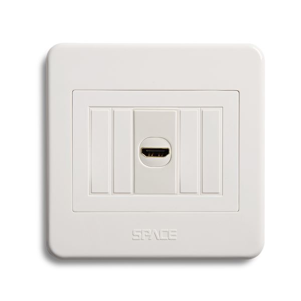 Space TV Wall Plate Cover Kit 1x HDMI, 2x Blank