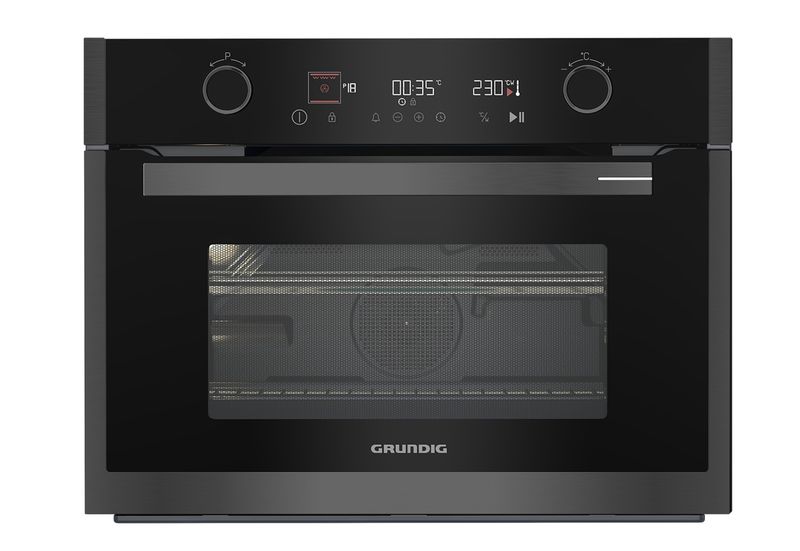 Grundig GEKW19400DX Built In Compact Microwave Oven - 44L