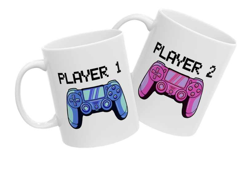 Puff Berry Matching Gamer Mug Set