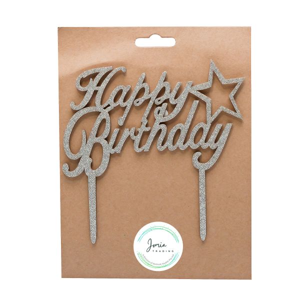 Happy Birthday Cake Topper