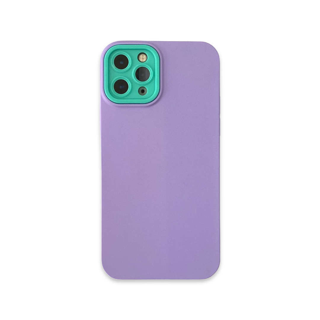 iphone 12 pro max silicone case purple