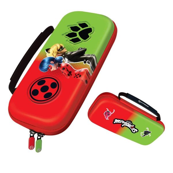 Hyperkin Miraculous EVA Hard Shell Carrying Case - Ladybug/Cat Noir