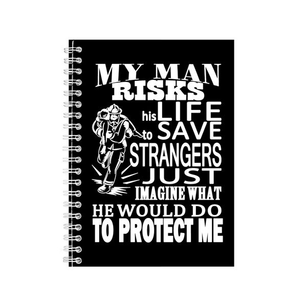 Firefighter Notebook Gift Idea Writing Book Notepad Pad 22