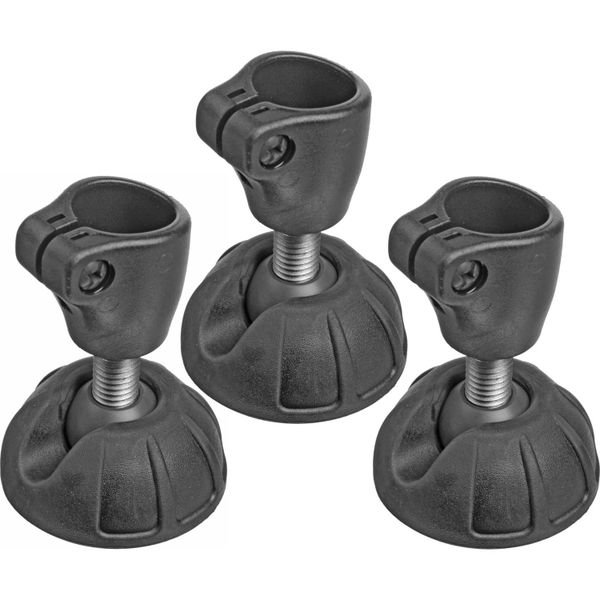 Manfrotto 204SCK3 Suction Cup / Retractable Spike Foot Set of 3