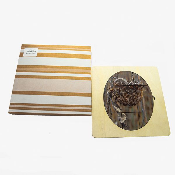 Life Cycle of the Sunflower Wooden Puzzle