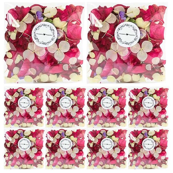 Rose, Hydrangea and Forget-Me-Not Petal Natural Mixed Flower Confetti