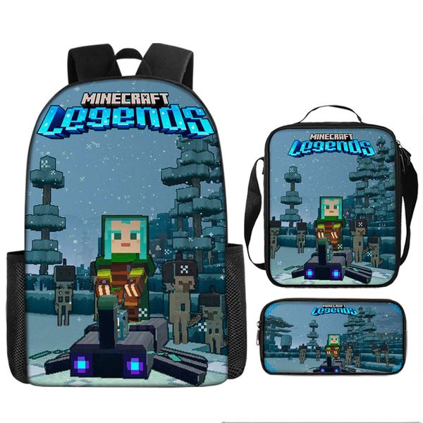 Pencil Case - 3-Piece - Minecraft image