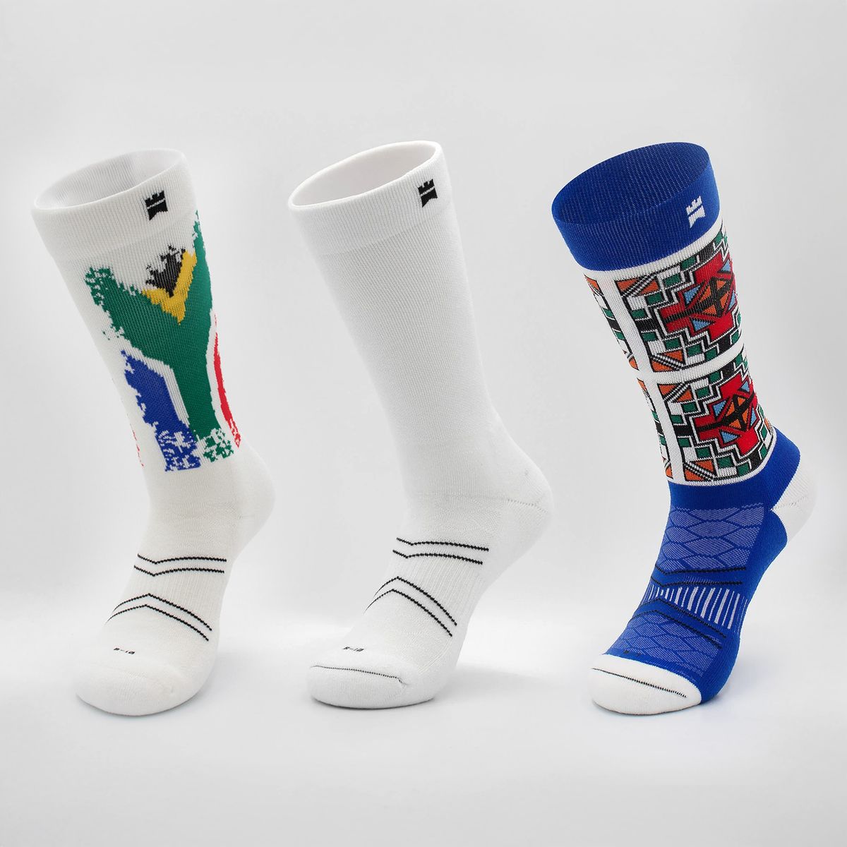 Gilnokie Sport Socks - White Signatures - 3 Pack