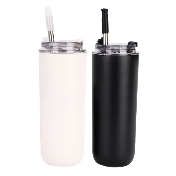 2pcs Coffee Cup Thermal Mug Vacuum Travel Coffee Mug Water Bottle - 18 OZ