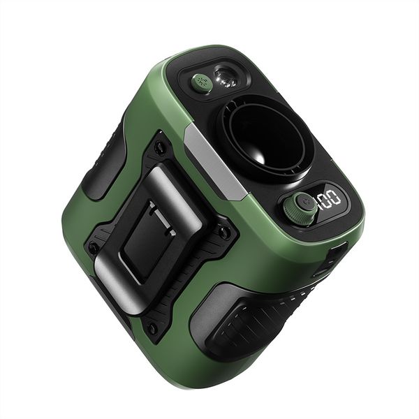 USB Charging Clip Waist Portable Fan Flashlight Power Bank Fan