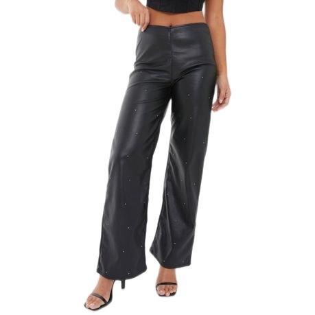 Quiz faux clearance leather trousers