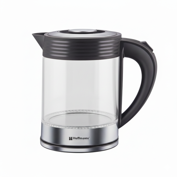 Hoffmans 2.2-Litre 2000W Glass with Light Electric Kettle