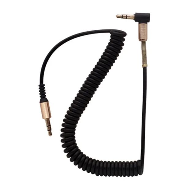 1.8M 3.5mm Jack Audio Cable Male To Male 90 Degree Right Angle Car Aux