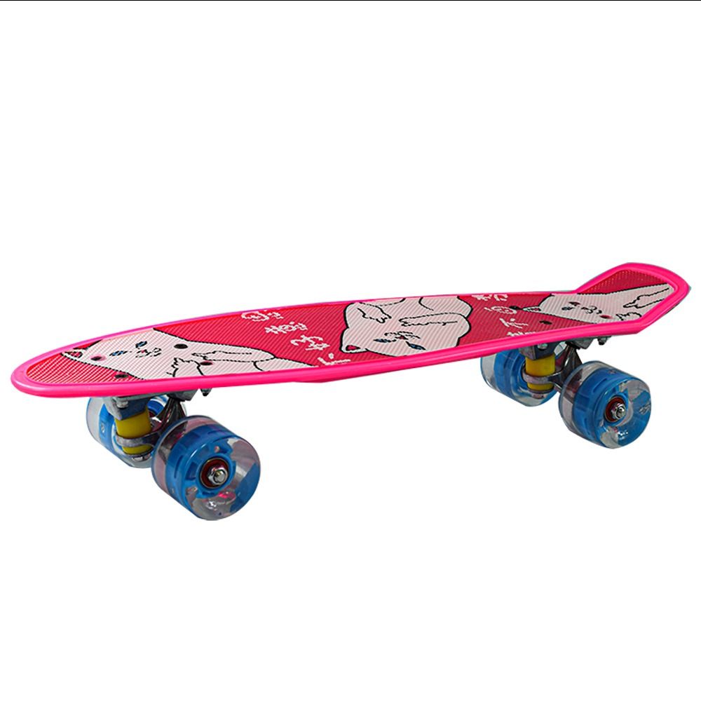 Flexible Plastic 22 Inch Skateboard with High Rebound PU Wheels Buy