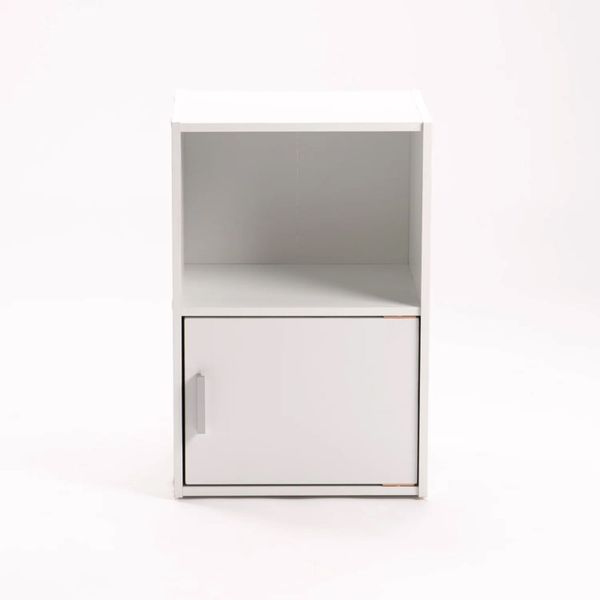 Cyrus 1 Door Pedestal- White