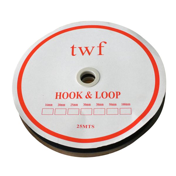 Hook &amp; Loop Rolls - 25m 25mm Wide