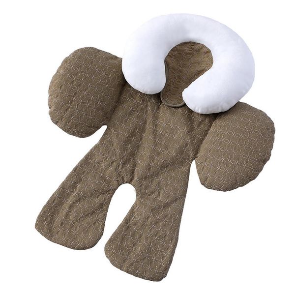 Baby stroller Cushion/ Baby Car Seat Cushion - Brown