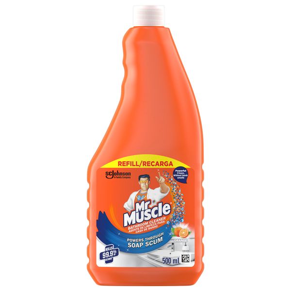 Mr Muscle Bathroom Orange Bottle - Refill 500ml