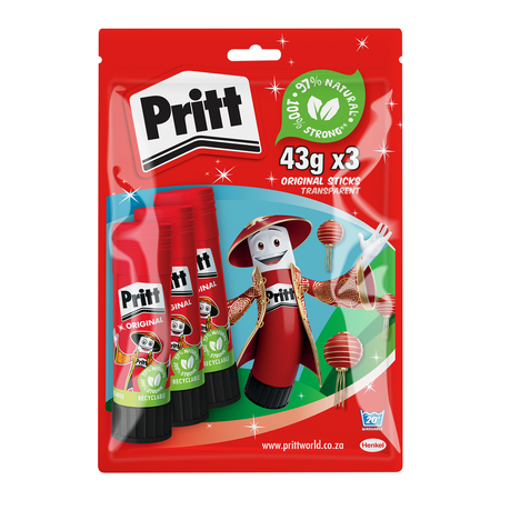 Pritt Glue Stick 43g x 3 Pack  Shop Today. Get it Tomorrow