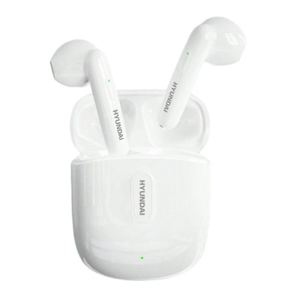 HYUNDAI - HY-T17 - Waterproof Wireless Earbuds with Hi-Fi Sound - White