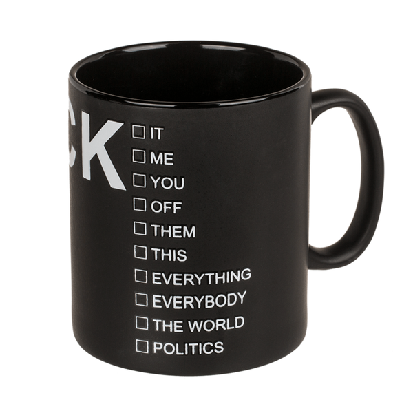 Chalkboard Black Mug