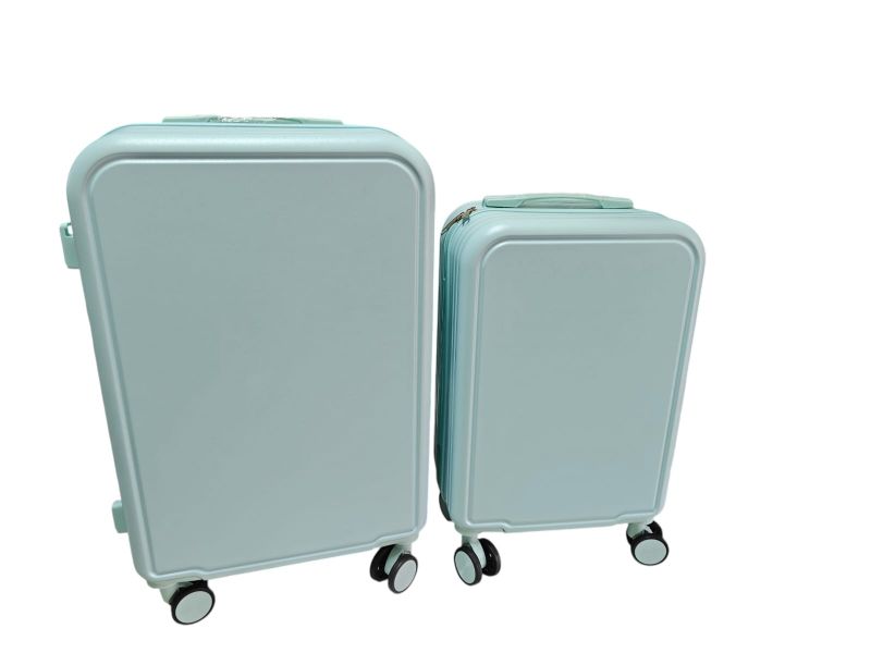 Luggage Bag With Cup Holder And Spinning Wheels - 2 Piece