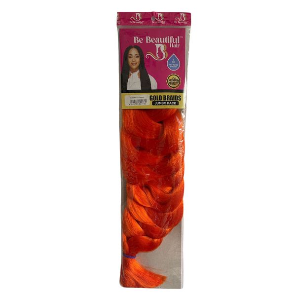 Gold Braids Jumbo - #Orange - 3 Units