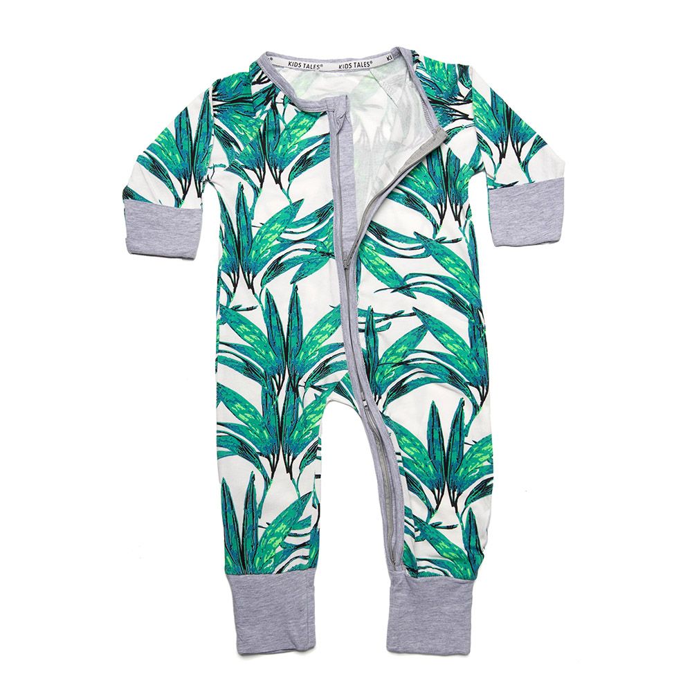 Long Sleeve Green leaf Babygrow | Shop Today. Get it Tomorrow ...