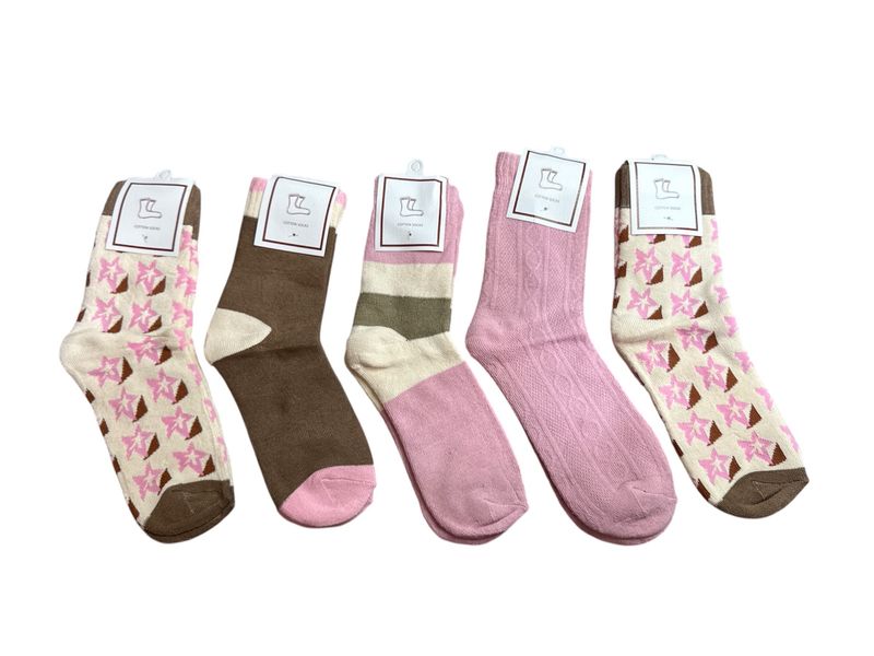 Autumn &amp; Winter Women's Socks - 5 Pairs