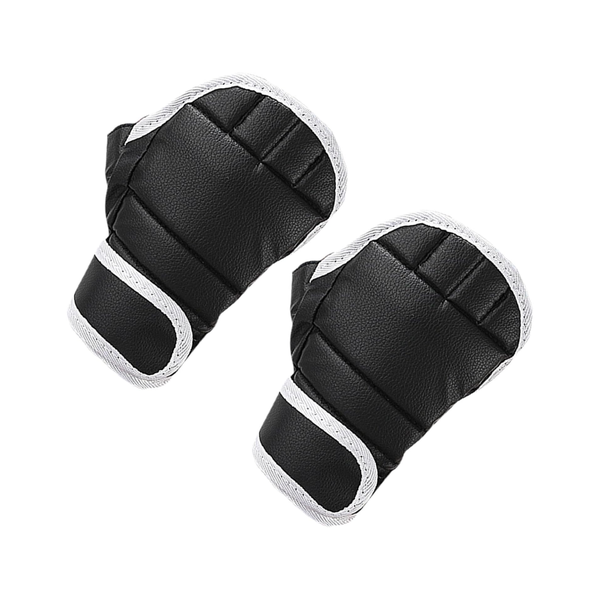 Half Finger Gloves - Karate Mitts Breathable Kickboxing Training Gloves