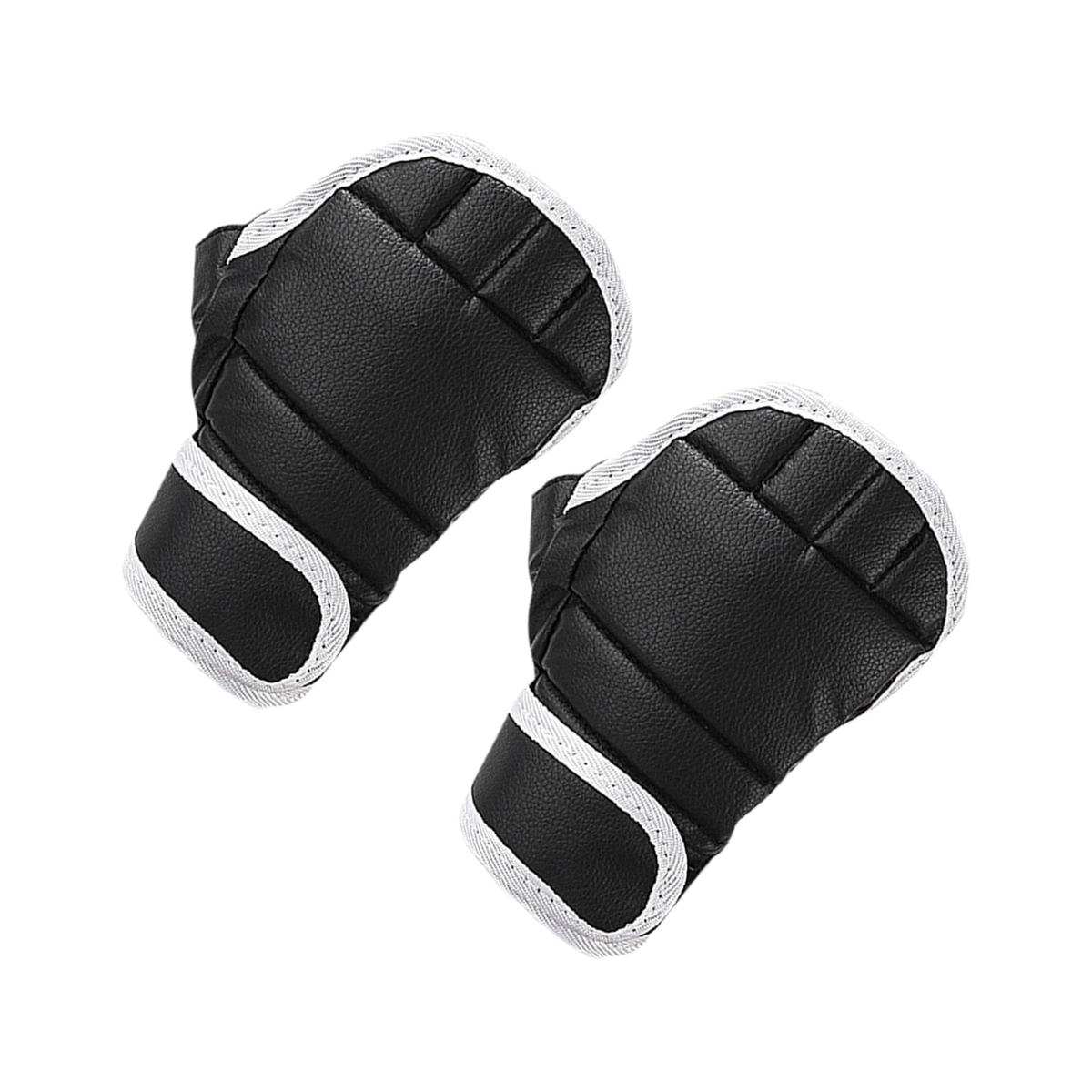 Breathable Half Finger Gloves, Karate Mitts for Kickboxing Training